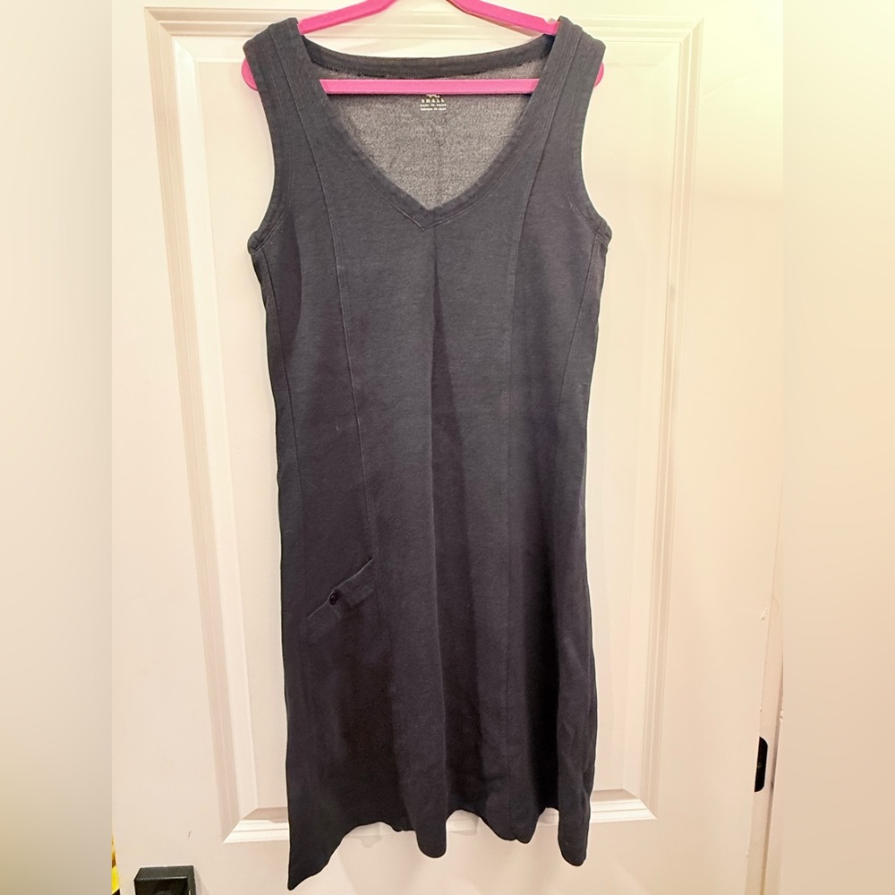 Horny Toad sleeveless Dress with side pocket made of Tencell Lyocell, cotton
